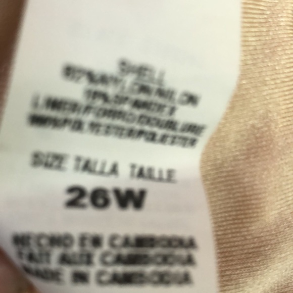 NWOT plus size built in bra top zebra print tankini top - Picture 12 of 12